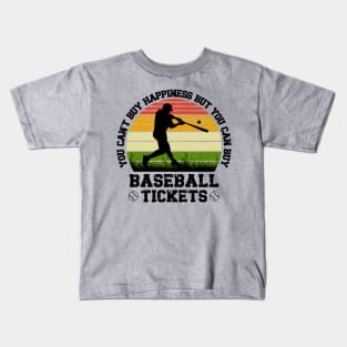 Baseball Game Shirt Baseball Player Gift Kids T-Shirt